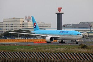 大韓航空のB777