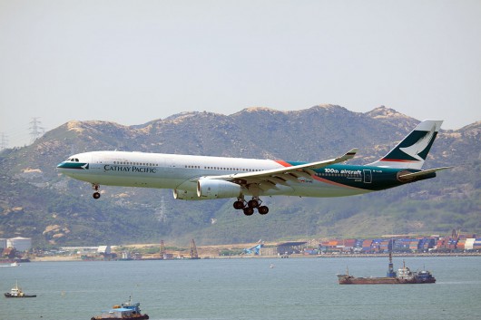 Cathay Pacfic A330-300 B-LAD 100th aircraft
