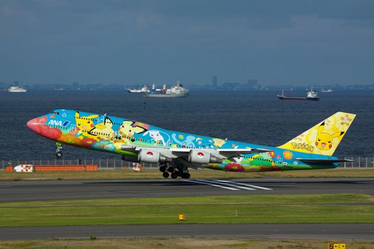 NH/ANA/全日空 B747-400D JA8956 Pokemon-Jet