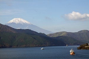 富士山と芦ノ湖