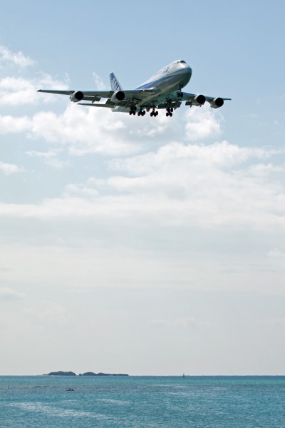NH/ANA/全日空 B747-400D JA8961 Approaching OKA RWY36 