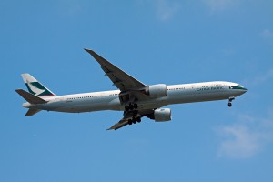 羽田にB777-300ERで乗り入れるキャセイ機