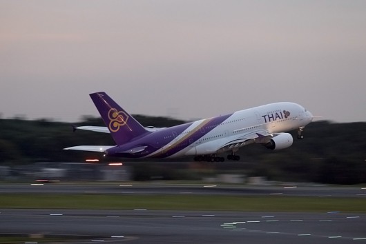 TG/THA/タイ国際航空  A380 HS-TUF