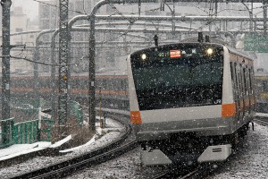 東京は雪に弱いですから・・・