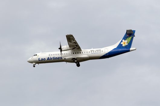 QV/LAO/ラオス国営航空 QV633 ATR72 RDPL-34255