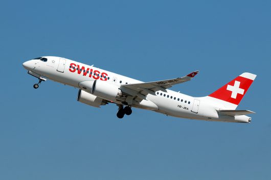 LX/SWR/スイス国際航空  CS100 HB-JBA
