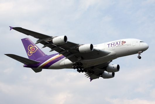 TG/THA/タイ国際航空  A380 HS-TUE