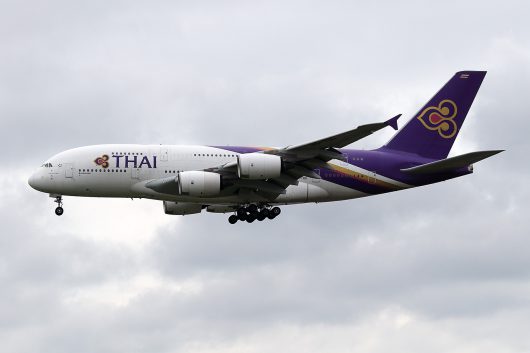 TG/THA/タイ国際航空 TG676 A380 HS-TUD