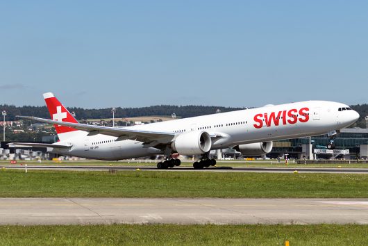 LX/SWR/スイス国際航空 B777-300ER HB-JND