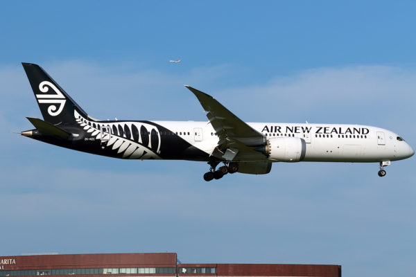 NZ/ANZ/ニュージーランド航空 NZ1099 B787-8 ZK-NZC