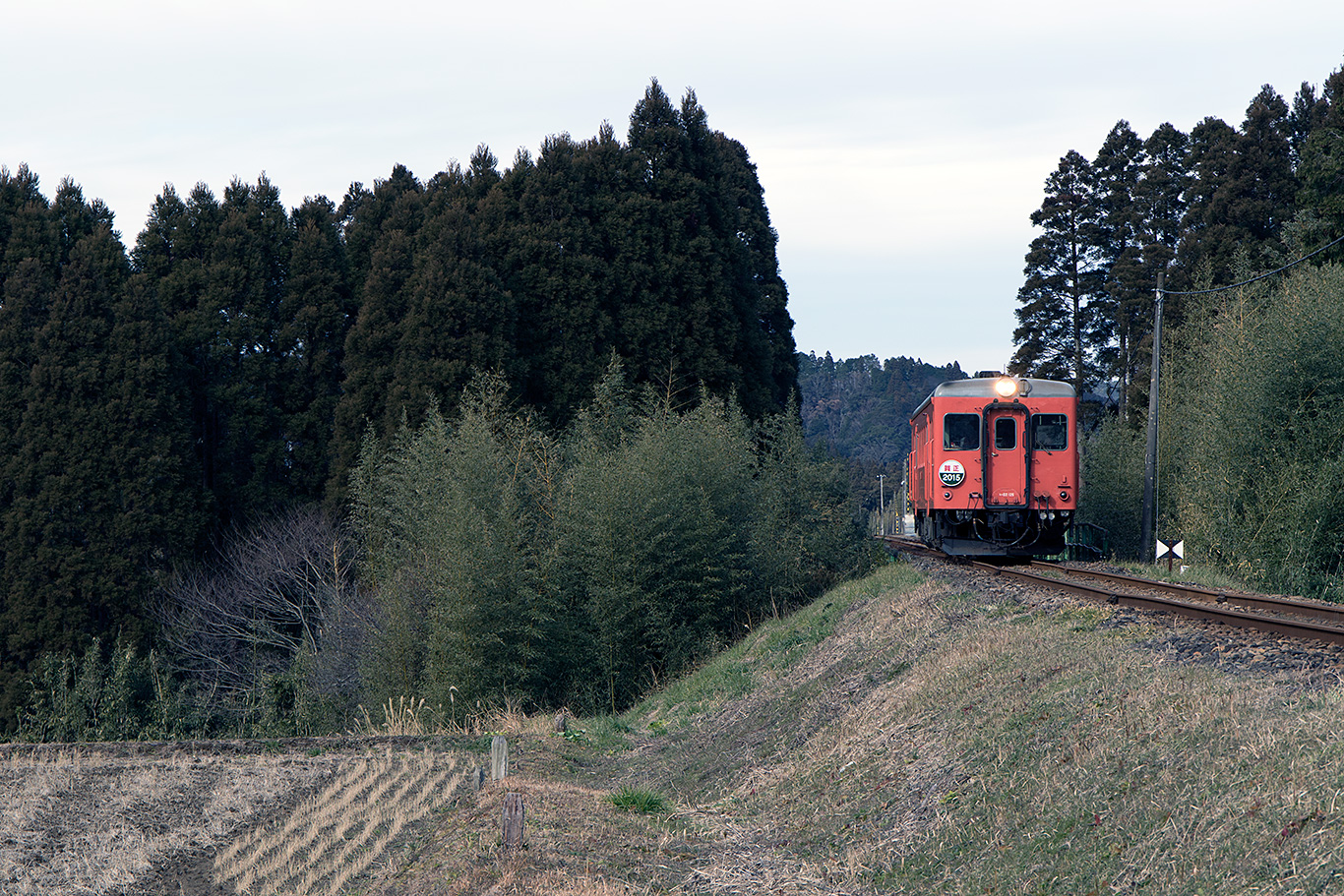 里山の「のんびりした風景」が似合ういすみ鉄道