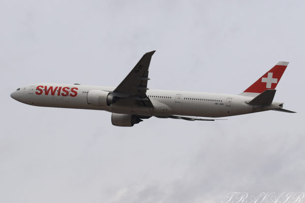 LX/SWR/スイス国際航空 LX161 B777-300ER HB-JND