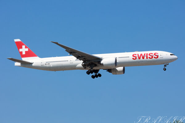 LX/SWR/スイス国際航空 LX160 B777-300ER HB-JNA