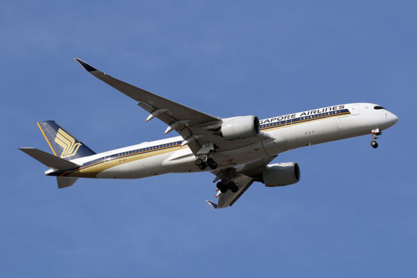 SQ/SIA/シンガポール航空 SQ632 A350-900 9V-SHH