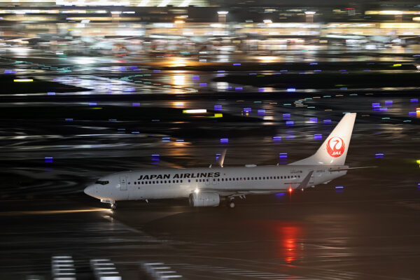 2024.8.31 20:20撮影 JL/JAL/日本航空 B737-800