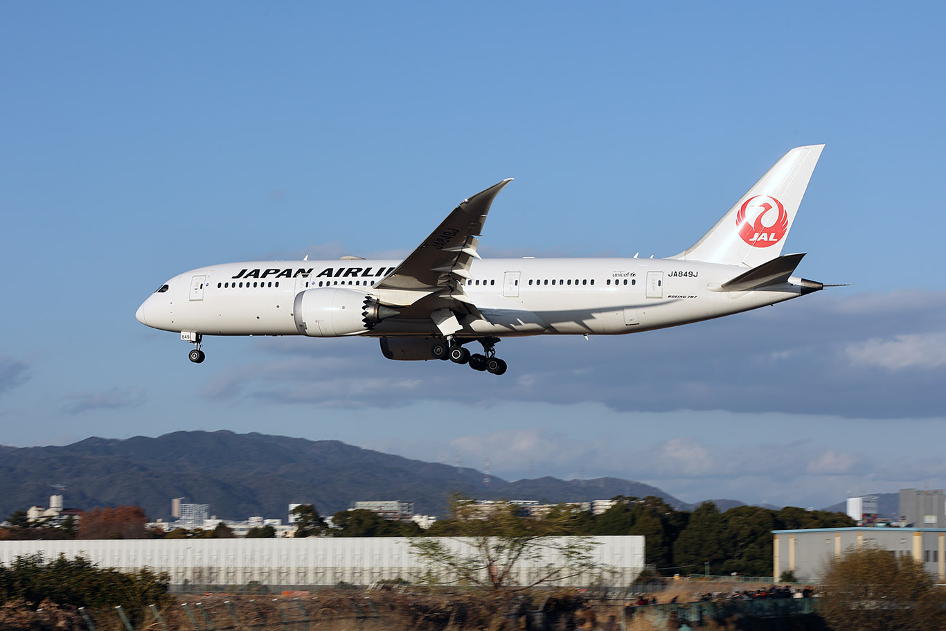 JL/JAL/日本航空 JL121 B787-8 JA849J