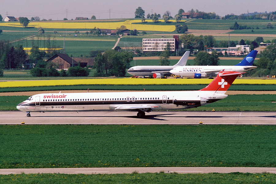 Swissair/SR/SWR MD80 HB-INV