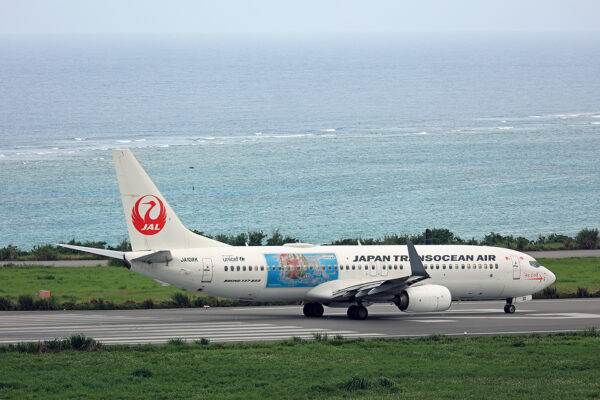 NU/JTA/日本トランスオーシャン航空 NU622 B737-800 JA10RK