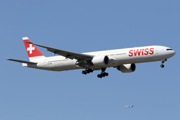 LX/SWR/スイス国際航空 LX160 B777-300ER HB-JNB