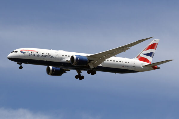 BA/BAW/ブリティッシュ・エアウェイズ BA5 B787-9 G-ZBKD