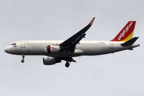 VZ/TVJ/タイ・ベトジェットエア A320 HS-VKT