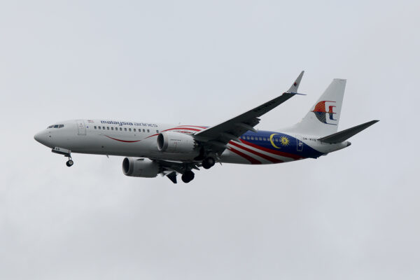 MH/MAS/マレーシア航空  B737-8MAX 9M-MVN