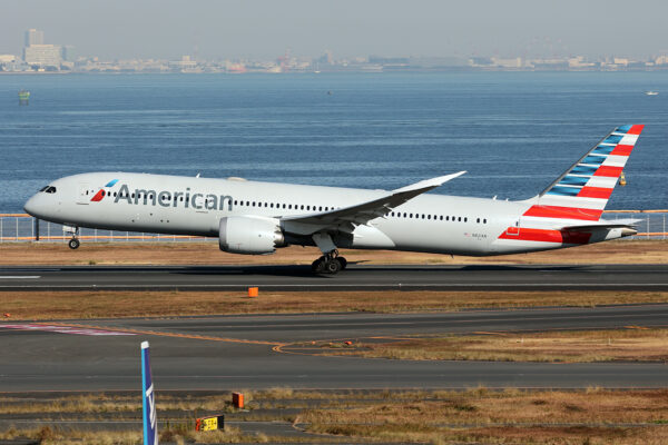 AA/AAL/アメリカン航空 AA170 B787-9 N821AN