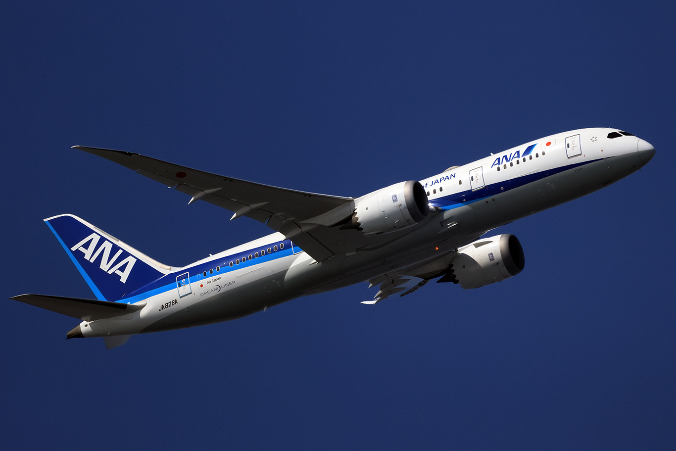 NH/ANA/全日空 NH102 B787-8 JA828A